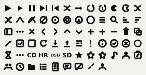 Bauhaus icon set