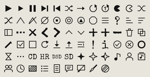 Broadsheet and Reversed Spine icon set
