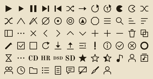 Folio icon set