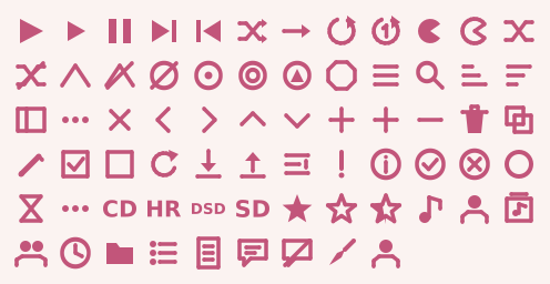 Marshmallow icon set