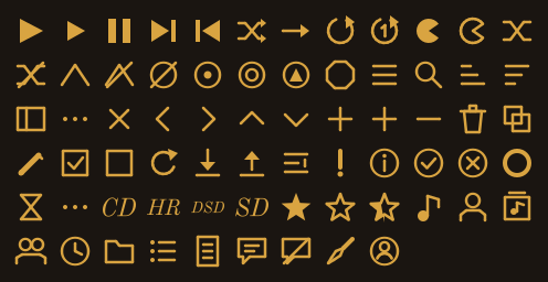 Nocturne icon set