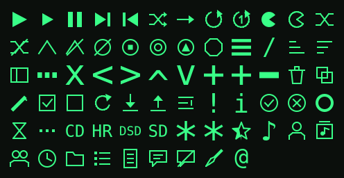 Terminal icon set